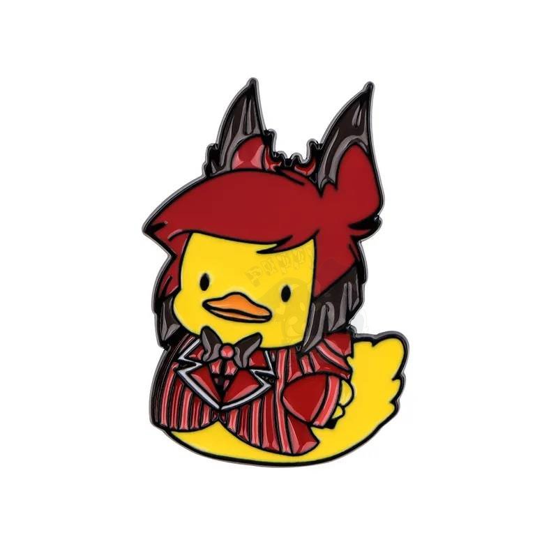 Alistor The Radio Demon Duck Pin Badge
