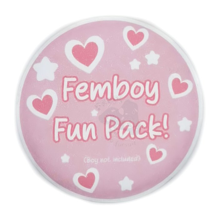 Femboy Fun Pack Badge Pink