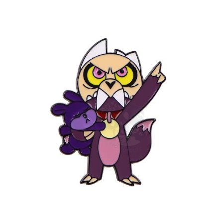 King from Owl House with Teddy Enamel Pin Badge