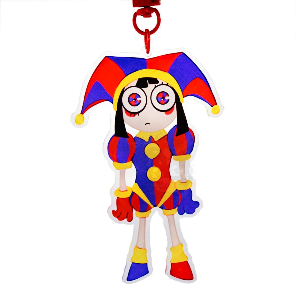 Pomni Amazing Digital Circus Large Acrylic Keychain