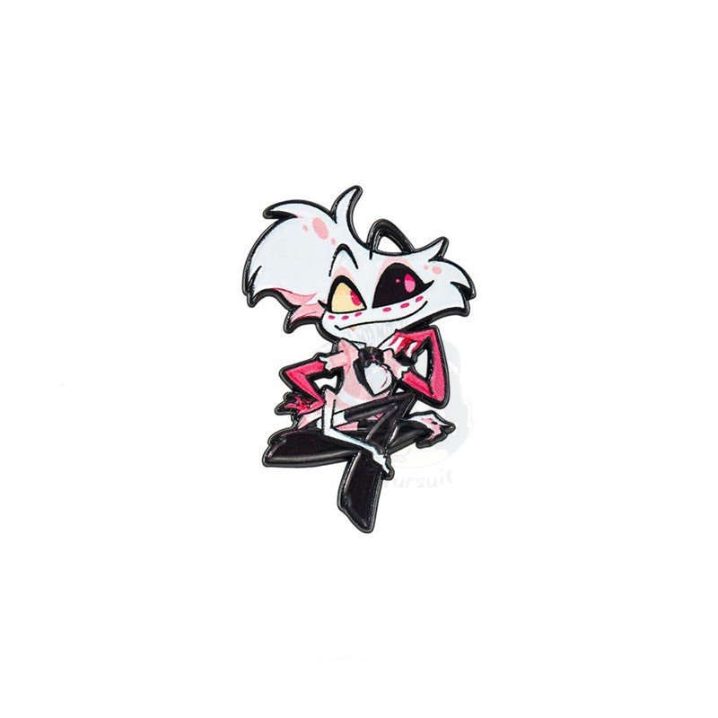 Angel Dust from Hazbin Hotel NEW Enamel Pin Badge