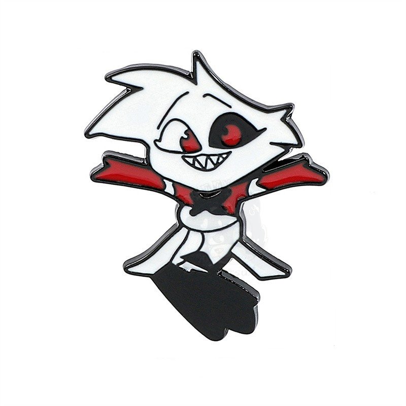 Angel Dust from Hazbin Hotel Cute NEW Enamel Pin Badge