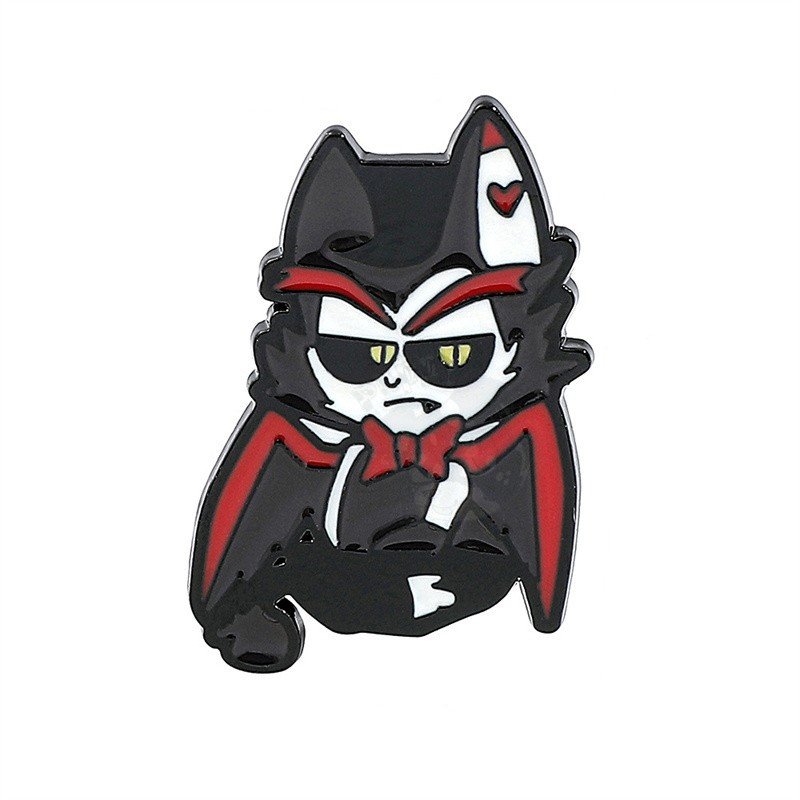 Husker from Hazbin Hotel Cute NEW Enamel Pin Badge