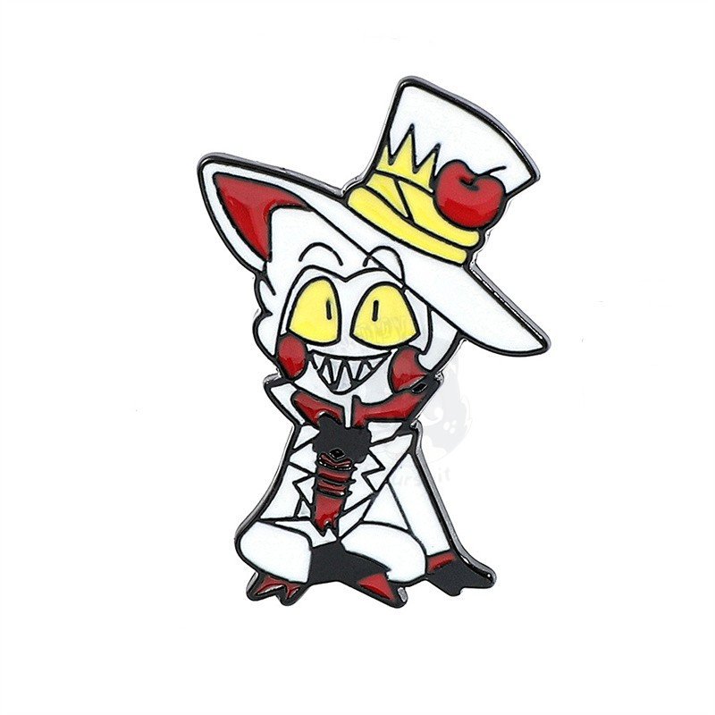 Lucifer from Hazbin Hotel Cute NEW Enamel Pin Badge
