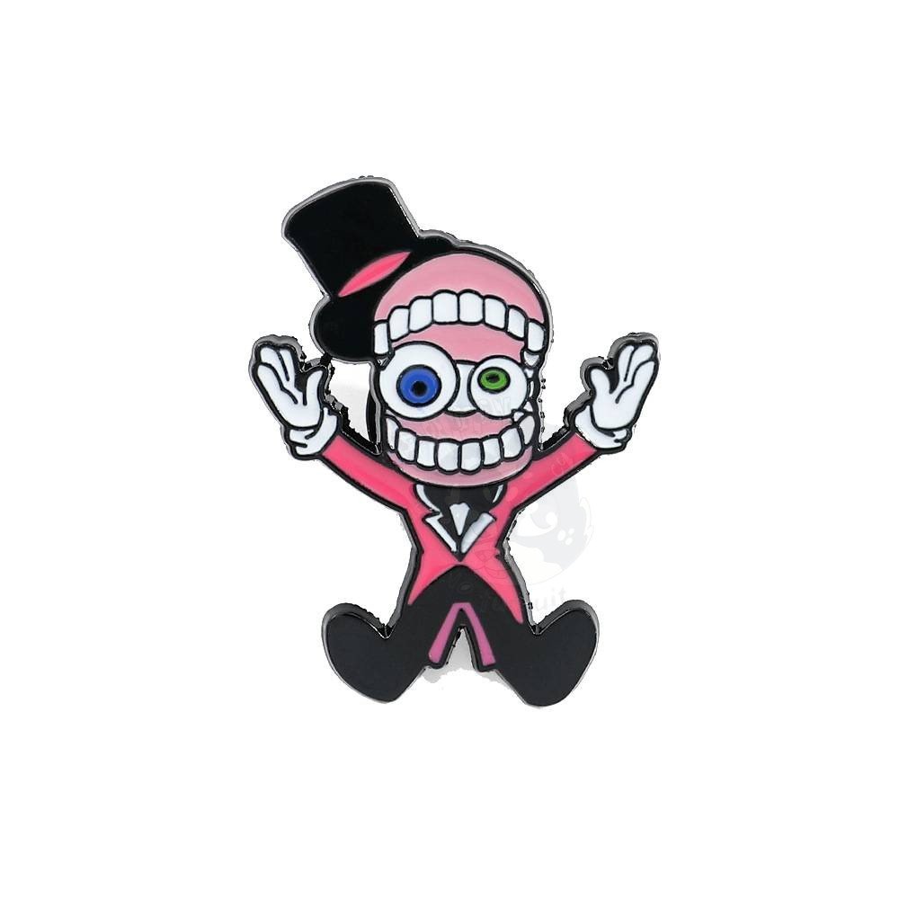 Caine from The Amazing Digital Circus Enamel Pin Badge - Posed with arms wide open