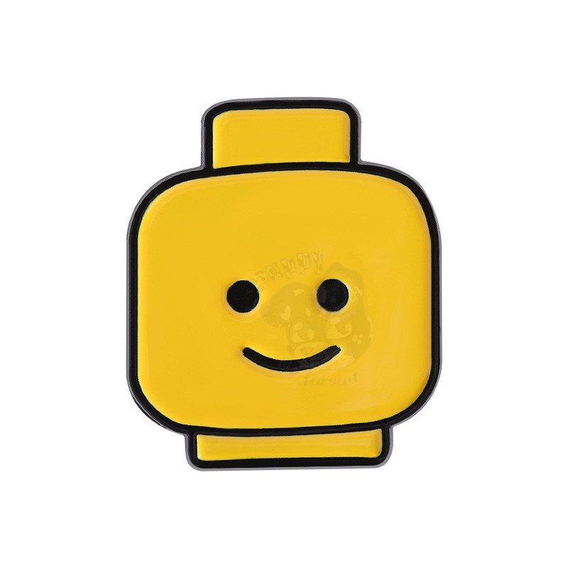 LEGO Head Enamel Pin Badge