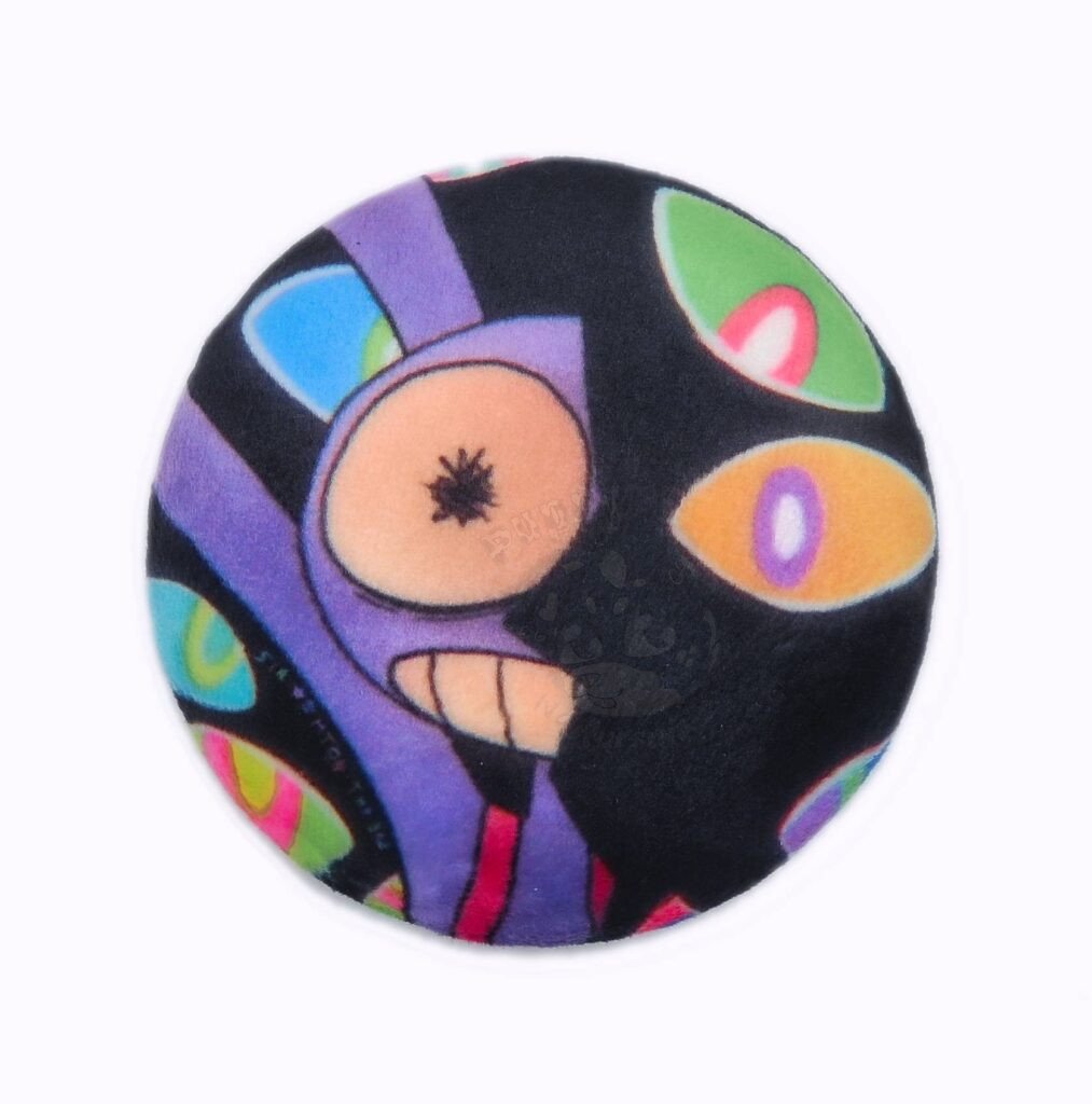 Jax from Amazing Digital Circus Abstracting - Big Plush Squishy Velvety Badge copy