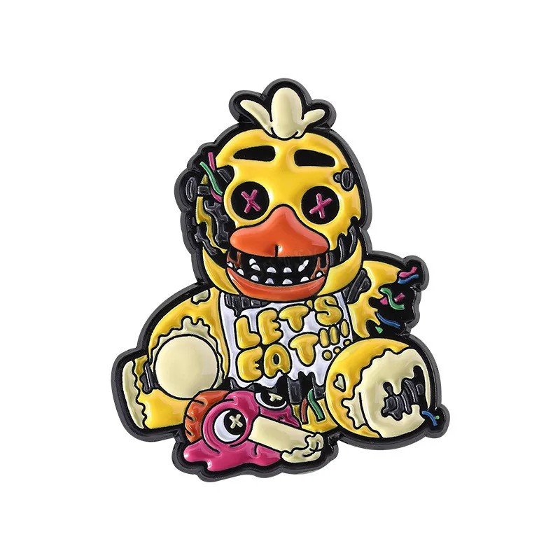 Chica from FNAF Enamel Pin Badge copy