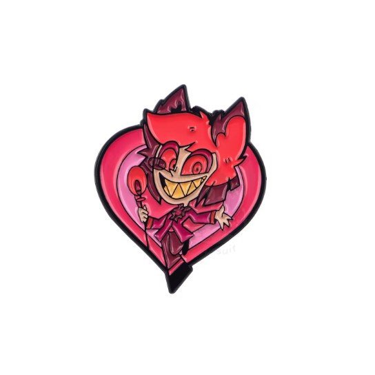 Alistor from Hazbin Hotel - LIMITED EDITION Heart Enamel Pin Badge