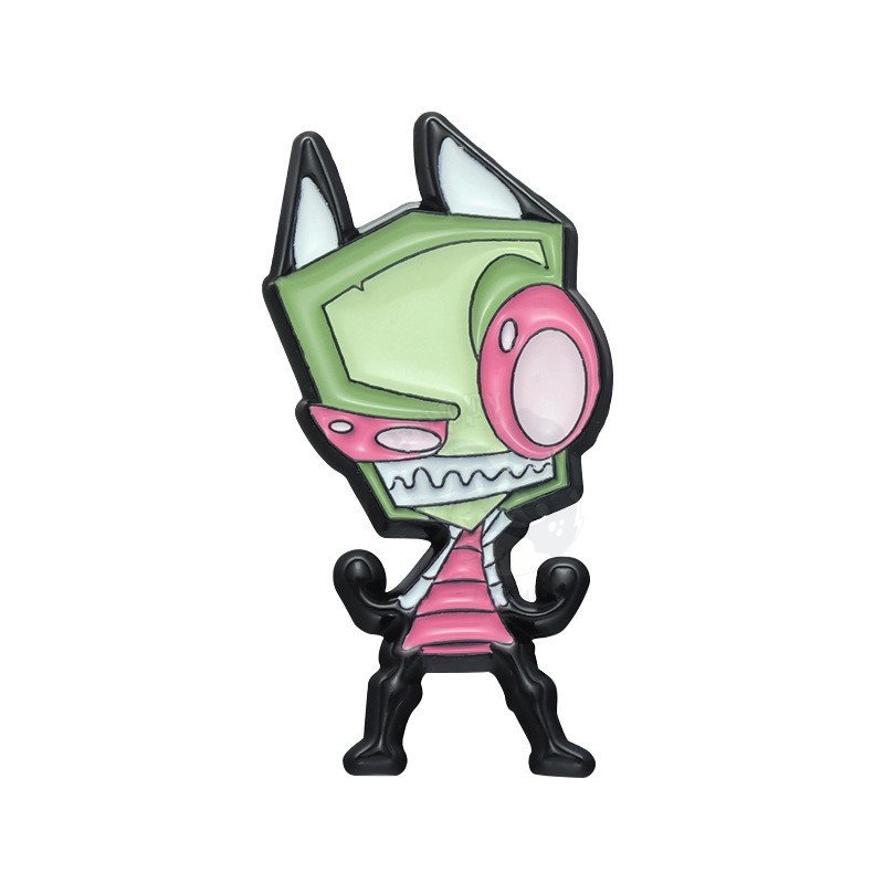Invader Zim Posing Enamel Pin Badge