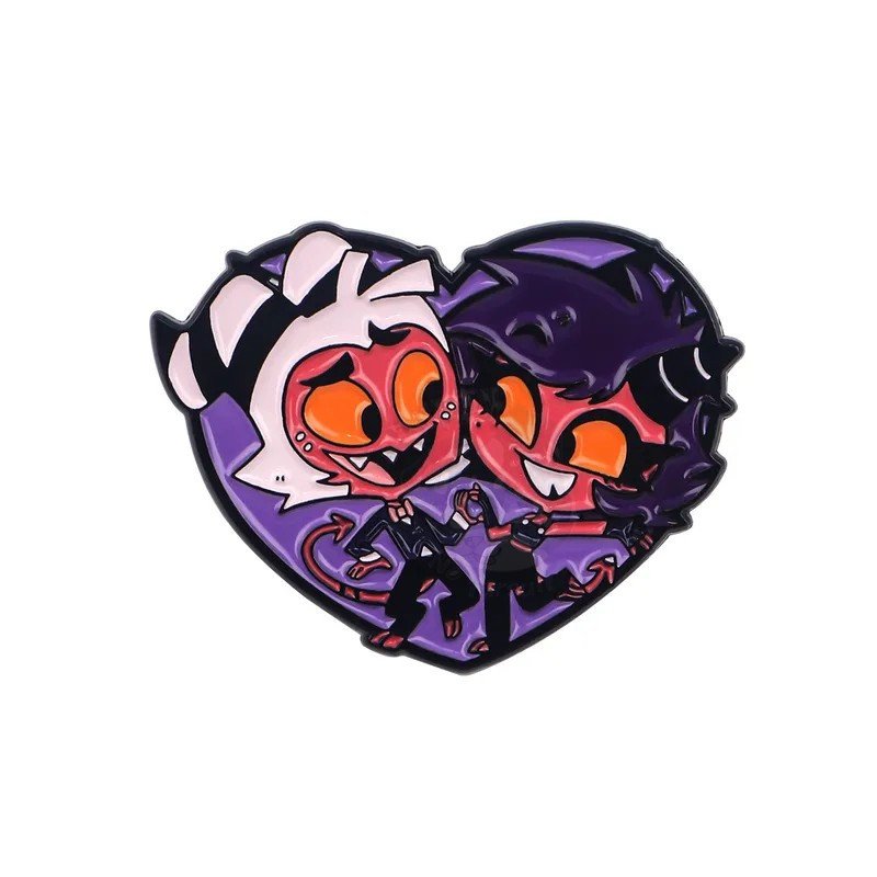 Moxxie & Millie from Helluva Boss Enamel Pin Badge