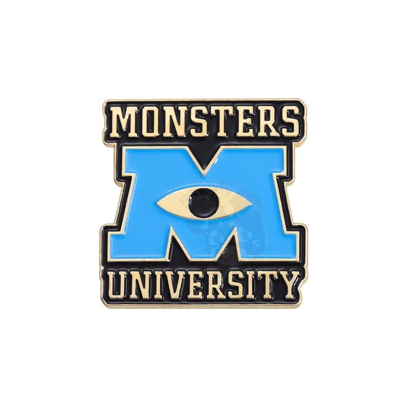 MONSTERS UNIVERSITY Enamel Pin Badge copy