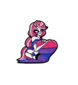 LGBTQ Charlie from Hazbin Hotel Enamel Pin Badge