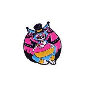 LGBTQ Husker from Hazbin Hotel Enamel Pin Badge