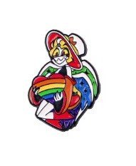 LGBTQ Lucifer from Hazbin Hotel Enamel Pin Badge