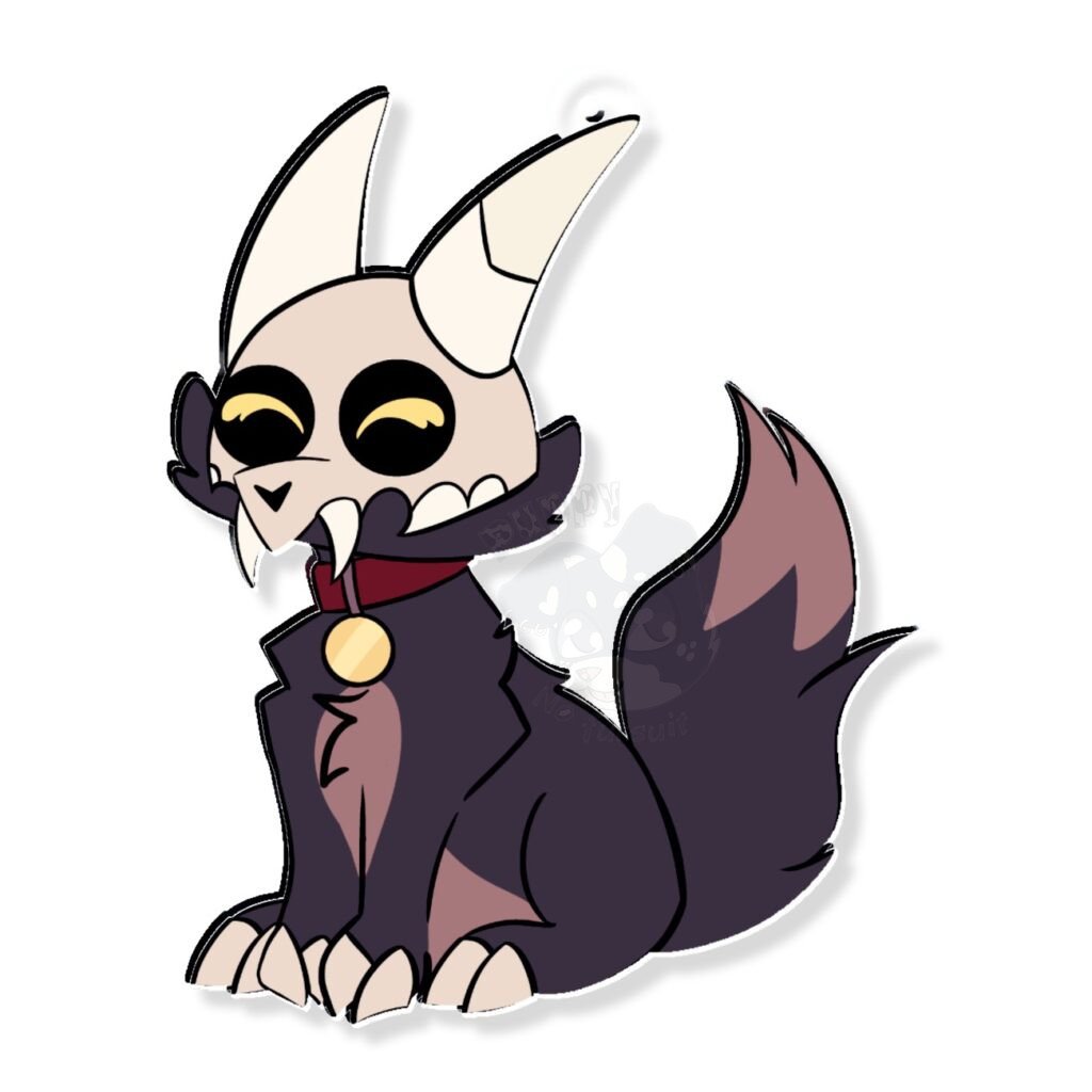 King from Owl House Fan Art Acrylic Keychain